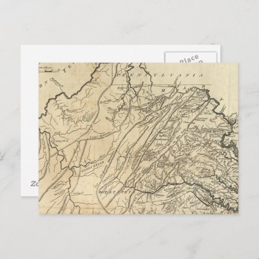 Staat Virginia 2 Briefkaart (Voorkant / Achterkant)