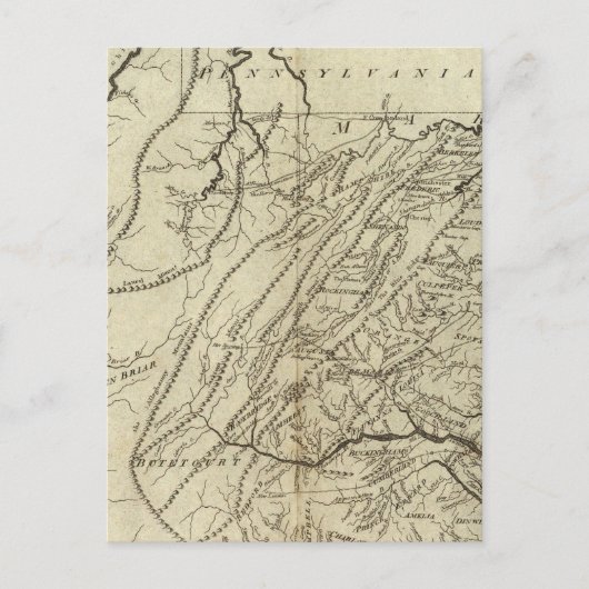 Staat Virginia Briefkaart (Voorkant)