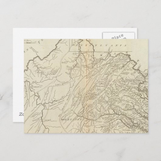 Staat Virginia Briefkaart (Voorkant / Achterkant)