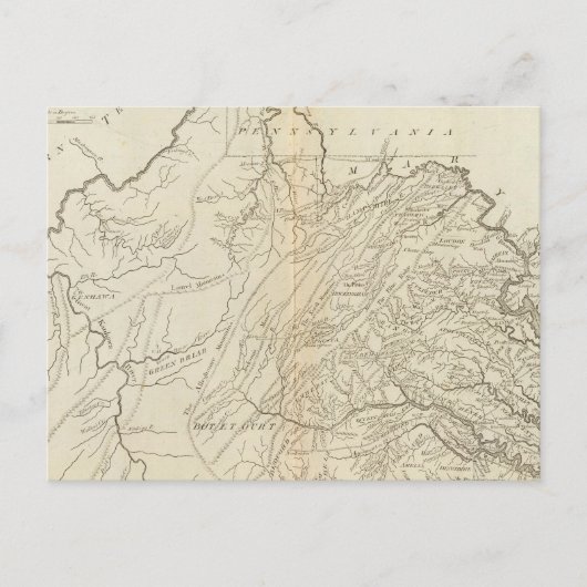 Staat Virginia Briefkaart (Voorkant)