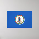 Staat Virginia Canvas Afdruk (Voorkant)