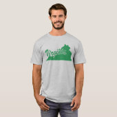 Staat Virginia Shape T-shirt (Voorkant volledig)