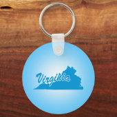 Staat Virginia Sleutelhanger (Voorkant)
