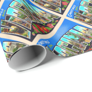 Staat Virginia VA  groot Briefkaart Cadeaupapier