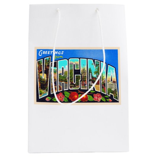 Staat Virginia VA  groot Briefkaart Medium Cadeauzakje (Voorkant)