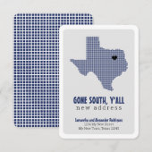 Staat vlag blauw naar het zuiden, jullie gaan alle aankondiging (Voorkant / Achterkant)