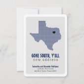 Staat vlag blauw naar het zuiden, jullie gaan alle aankondiging (Voorkant)