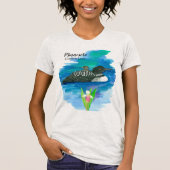 Staat vogel van Minnesota Common Loon T-shirt (Voorkant)