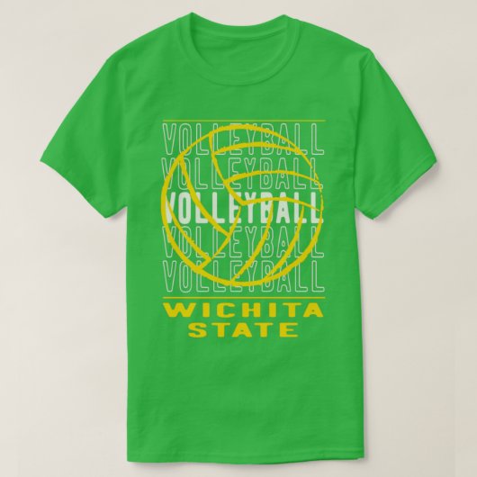 Staat volleyball Wichita T-shirt (Design voorkant)