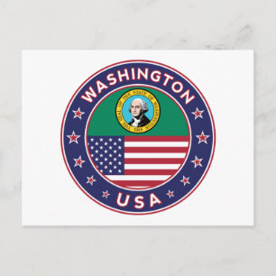 Staat Washington Briefkaart