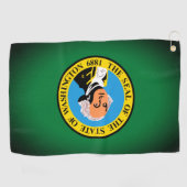Staat Washington Flag Golf Towel Golfhanddoek (Horizontaal)