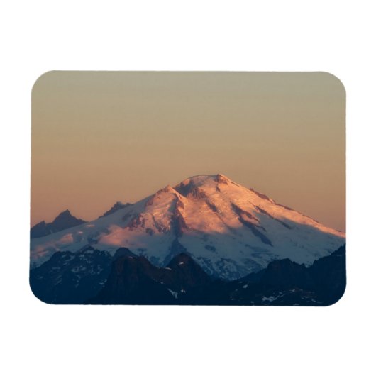 Staat Washington, North Cascades. Mount Baker Magneet (Horizontaal)