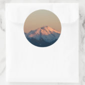 Staat Washington, North Cascades. Mount Baker Ronde Sticker (Tas)