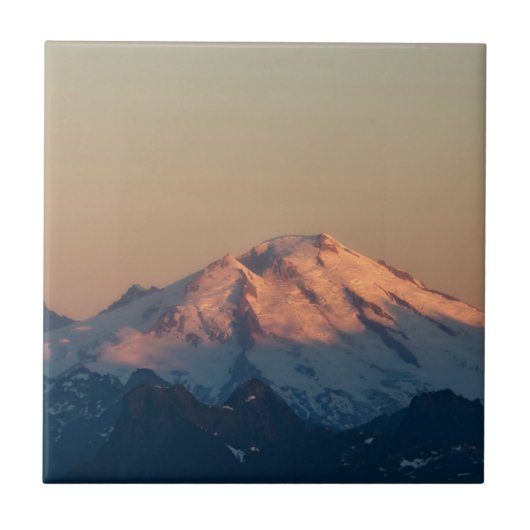 Staat Washington, North Cascades. Mount Baker Tegeltje (Voorkant)