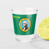 STAAT WASHINGTON SHOT GLAS (Voorkant)