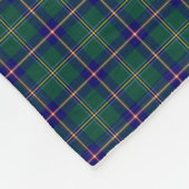Staat Washington Tartan Fleece Deken (Hoek)