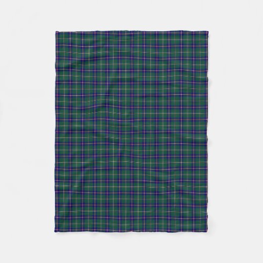 Staat Washington Tartan Fleece Deken (Voorkant)