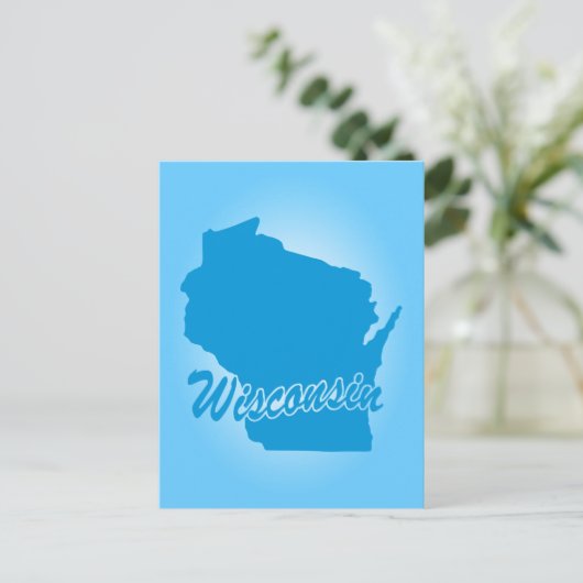 Staat Wisconsin Briefkaart (Staand voorkant)