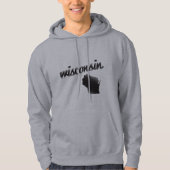 Staat Wisconsin Hoodie (Voorkant)