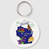 Staat Wisconsin Sleutelhanger (Voorkant)