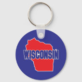 Staat Wisconsin Sleutelhanger (Voorkant)