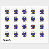 Staat Wisconsin Vierkante Sticker (Vel)