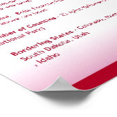 Staat Wyoming,WY-Posters Poster (Hoek)