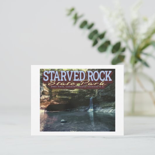 STAATPARK - OGLESBY - ILLINOIS US BRIEFKAART (Staand voorkant)