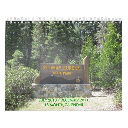 STAATPARK PLUMAS-EUREKA KALENDER (Hoes)