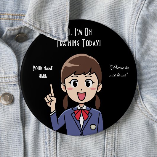 Staatsambtenaar Ronde Button 6,0 Cm (In situ)