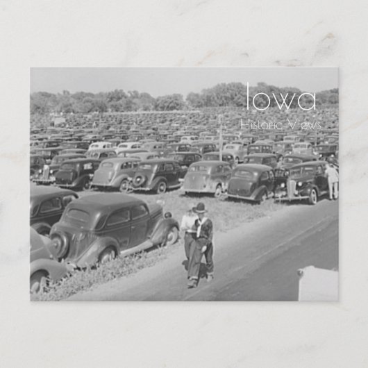 Staatsbeurs Iowa 1939 Briefkaart (Voorkant)