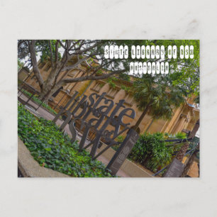 Staatsbibliotheek van Nieuw-Zeeland in Sydney Aust Briefkaart