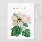  staatsbloem in Hawaii: middeleeuwse pols Briefkaart (Voorkant)