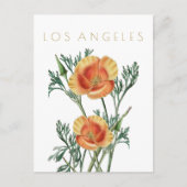staatsbloem in Los Angeles midden eeuw Briefkaart (Voorkant)