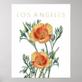 staatsbloem in Los Angeles midden eeuw Poster (Voorkant)