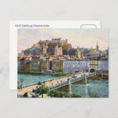 Staatsbrug 1916 Aquarelle Salzburg Briefkaart (Voorkant / Achterkant)