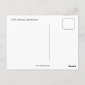 Staatsbrug 1916 Aquarelle Salzburg Briefkaart (Achterkant)