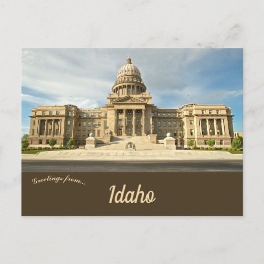 Staatscapitol in Boise Idaho Briefkaart (Voorkant)