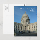 Staatscapitol - Madison Briefkaart (Voorkant / Achterkant)