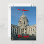 Staatscapitol - Madison Briefkaart (Voorkant / Achterkant)