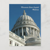 Staatscapitol - Madison Briefkaart (Voorkant)