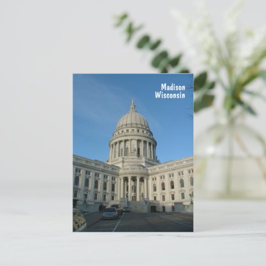 Staatscapitol - Madison Briefkaart (Staand voorkant)