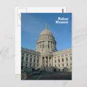 Staatscapitol - Madison Briefkaart (Voorkant / Achterkant)