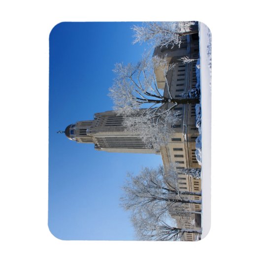 Staatscapitol Nebraska Magneet (Verticaal)
