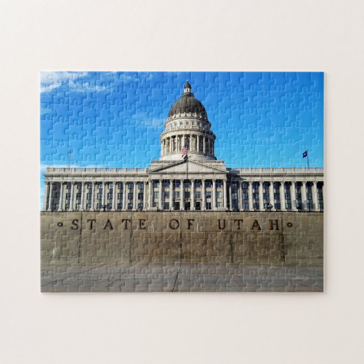 Staatscapitol Utah. Legpuzzel (Horizontaal)