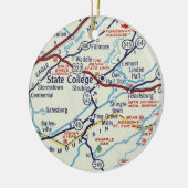 Staatscollege PA Keramisch Ornament (Links)