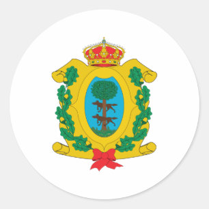Staatscool van Durango Mexico Ronde Sticker