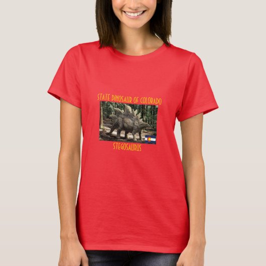 Staatsdinosaurus van Colorado T-shirt (Voorkant)