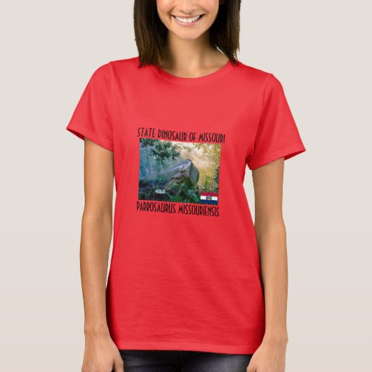 Staatsdinosaurus van Missouri T-shirt (Voorkant)