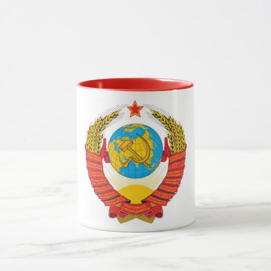 Staatsembleem van de Sovjet-Unie Mok (Midden)